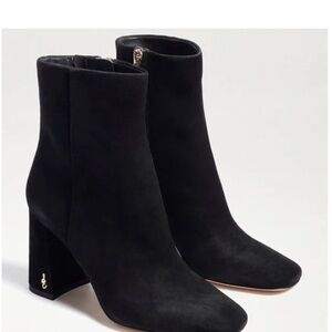Sam Edelman Black Suede Bootie